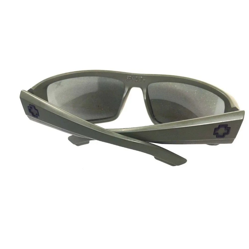 Spy+ Optics Gray Bounty Polarized Wrap Sunglasses X HD+ 100%UV 65-17-123 m Italy